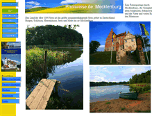 Tablet Screenshot of mecklenburg.photoreise.de